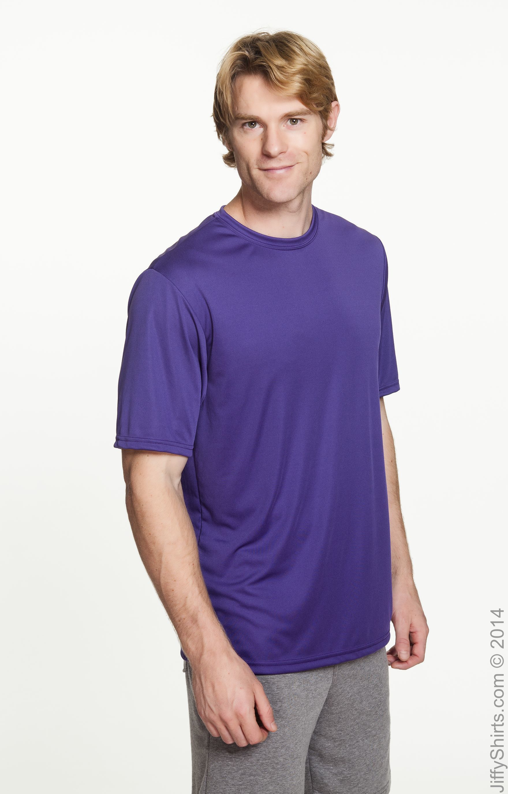 Men's Cooling Performance T-Shirt - Purple