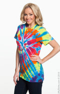 Short Sleeve Rainbow Cut-Spiral T-Shirt - Champ