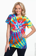 Short Sleeve Rainbow Cut-Spiral T-Shirt - Champ