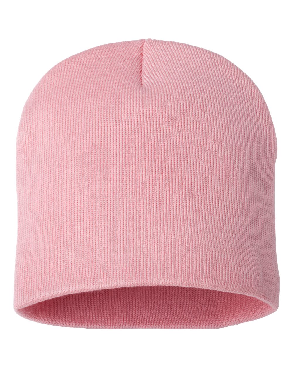8" Knit Beanie - Pink