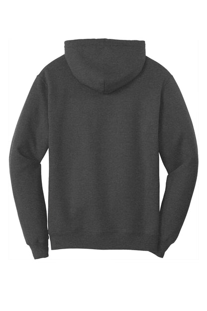 Unisex Core Fleece Pullover Hoodie - Dark Heather Gray