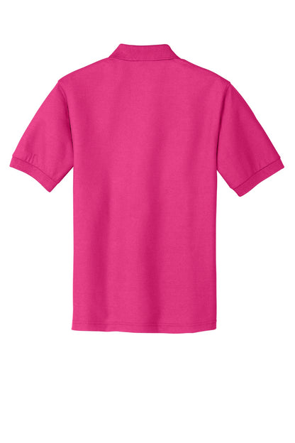 Unisex Silk Touch Polo - Tropical Pink