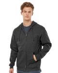 Unisex Fleece Zip Hoodie - Heather Graphite