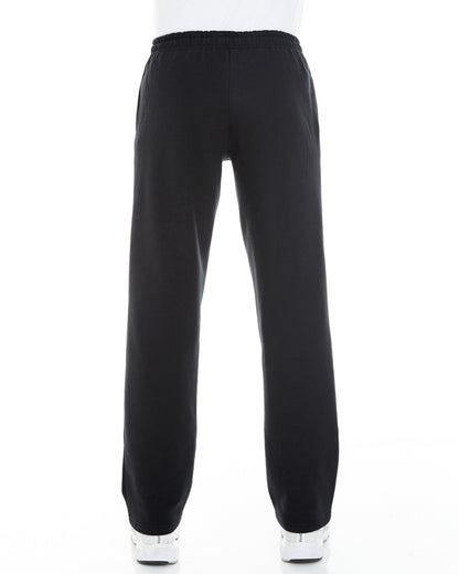 Unisex Heavy Blend™  Open-Bottom Sweatpants with Pockets - Black