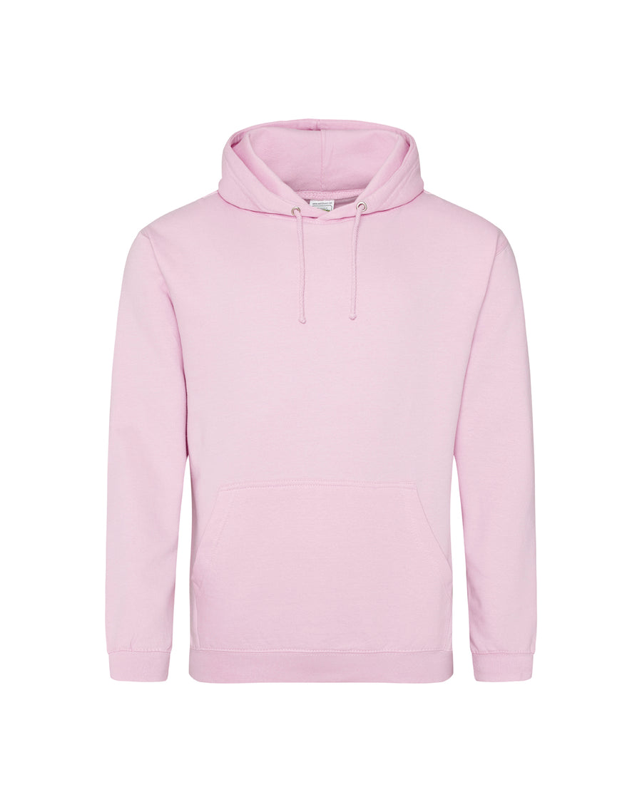Unisex 80/20 Midweight College Hoodie - Baby Pink