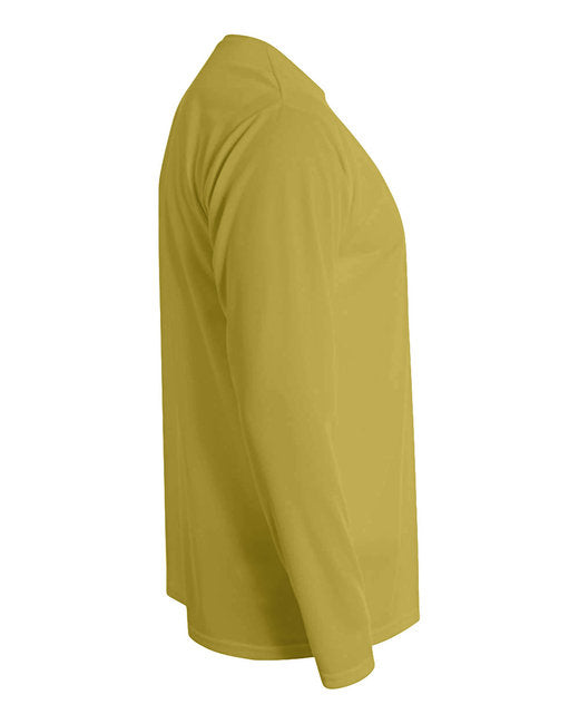 Youth Long Sleeve Cooling Performance Crew Shirt - Vegasgold2011