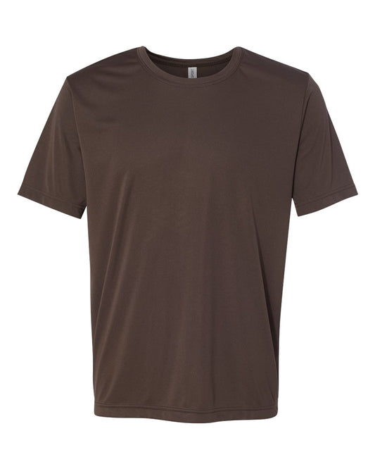 Unisex Performance Short-Sleeve T-Shirt - Sport Dark Brown