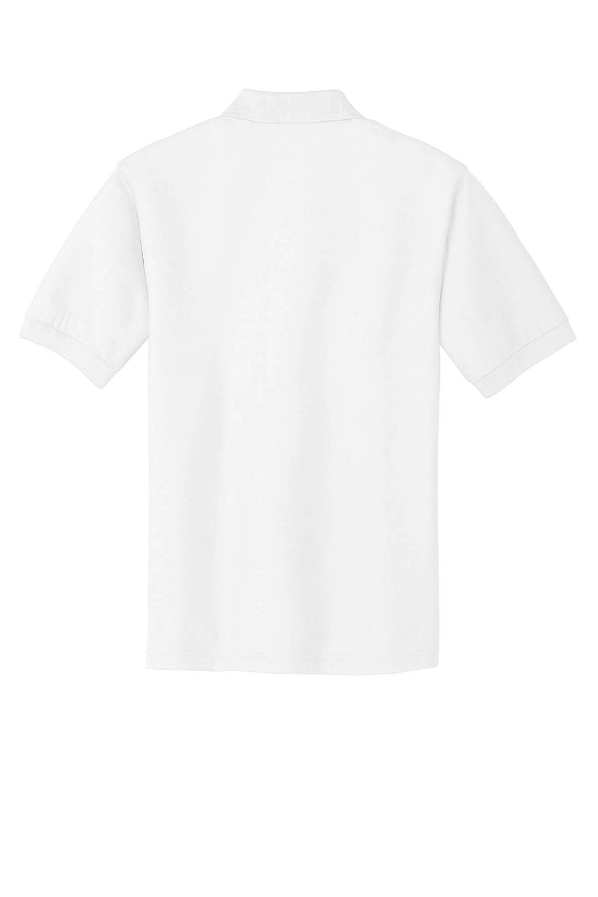 Unisex Silk Touch Polo - White