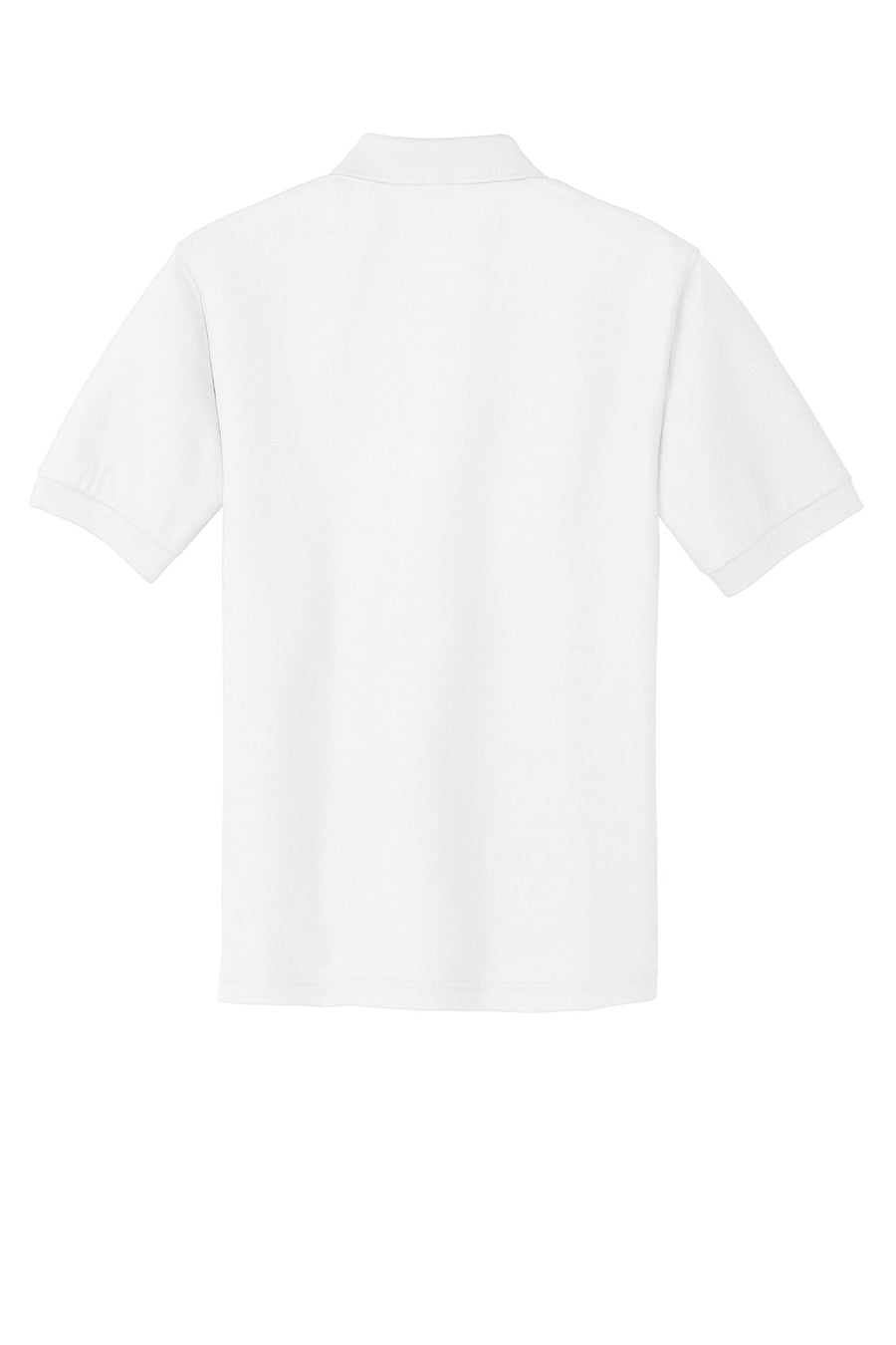 Unisex Silk Touch Polo - White
