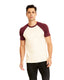 Next Level N3650 - Unisex Raglan Short-Sleeve T-Shirt - Maroon / Natural