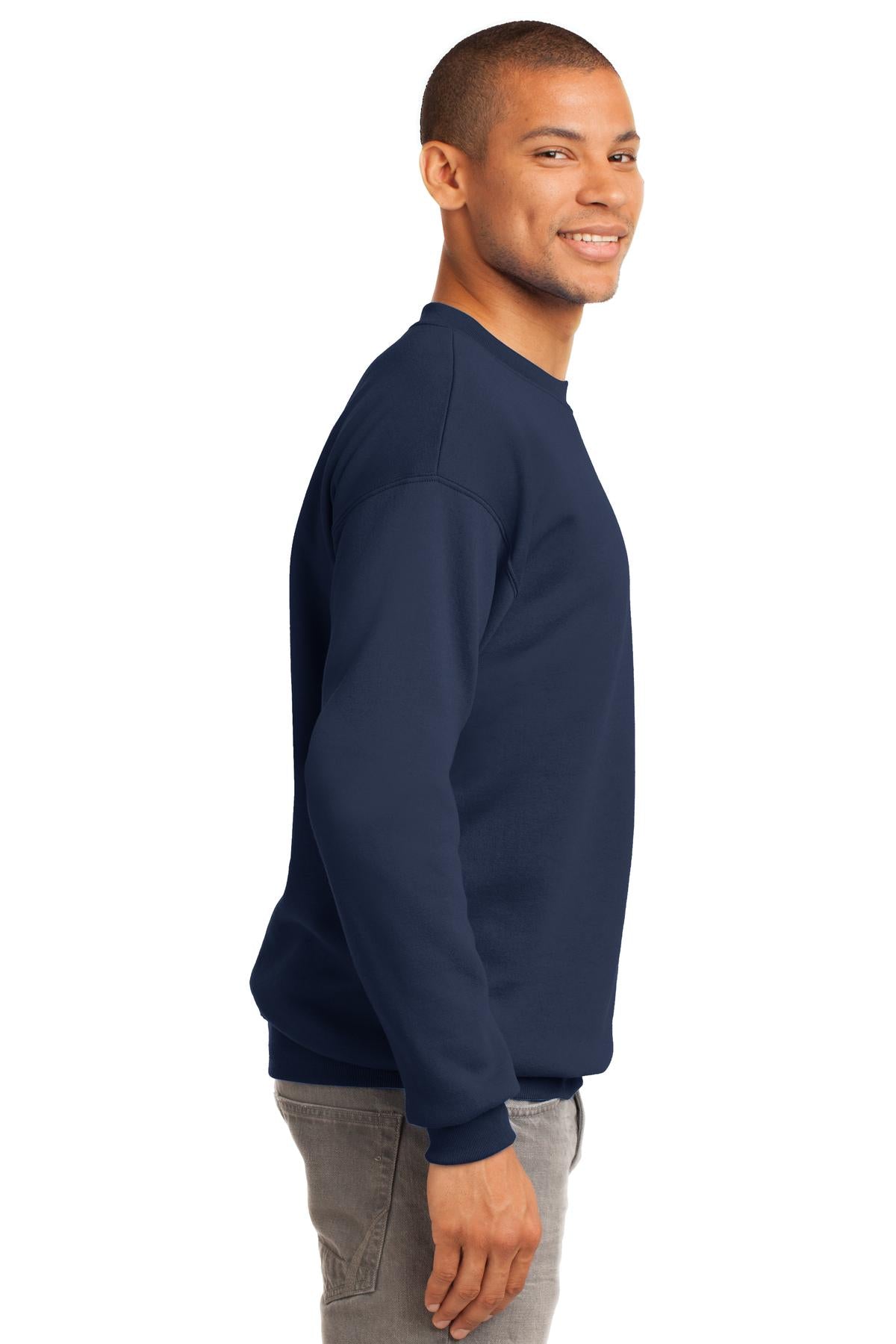 Unisex Tall Essential Fleece Crewneck Sweatshirt - Navy