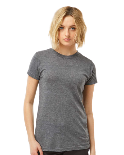 Women's Poly-Rich Slim Fit Tee - Heather Charcoal