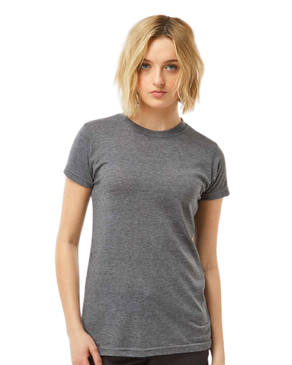 Women's Poly-Rich Slim Fit Tee - Heather Charcoal