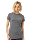 Tultex 0240TC - Women's Poly-Rich Slim Fit Tee - Heather Charcoal