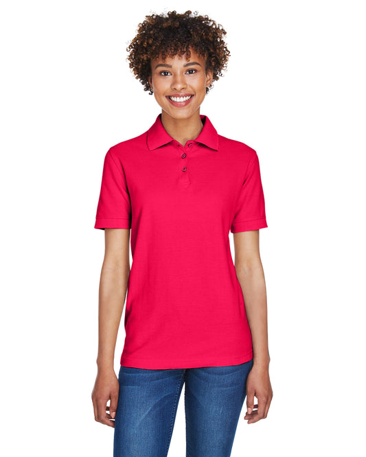 Women's Whisper Piqué Polo - Red