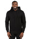 Threadfast Apparel 320H - Unisex Ultimate Fleece Pullover Hoodie - Black