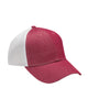Burgundy / White