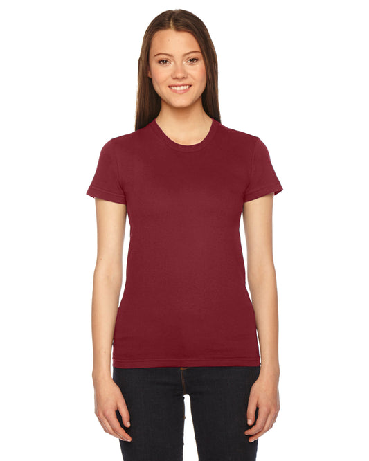 Women's Fine Jersey Short-Sleeve T-Shirt - Cranberry