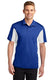 Sport-Tek ST655 - Men's Side Blocked Micropique Sport-Wick Polo - True Royal / White