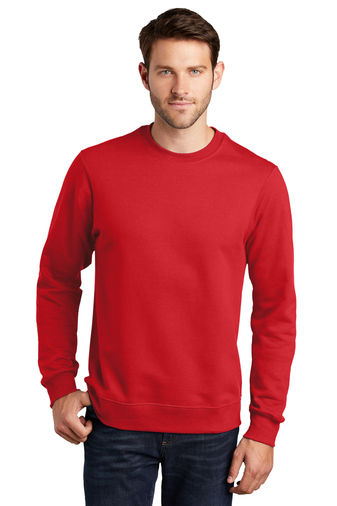 Unisex Fan Favorite Fleece Crewneck Sweatshirt - Bright Red