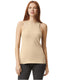 American Apparel 101CVC - Women's CVC Racerneck Tank - Heather Bone