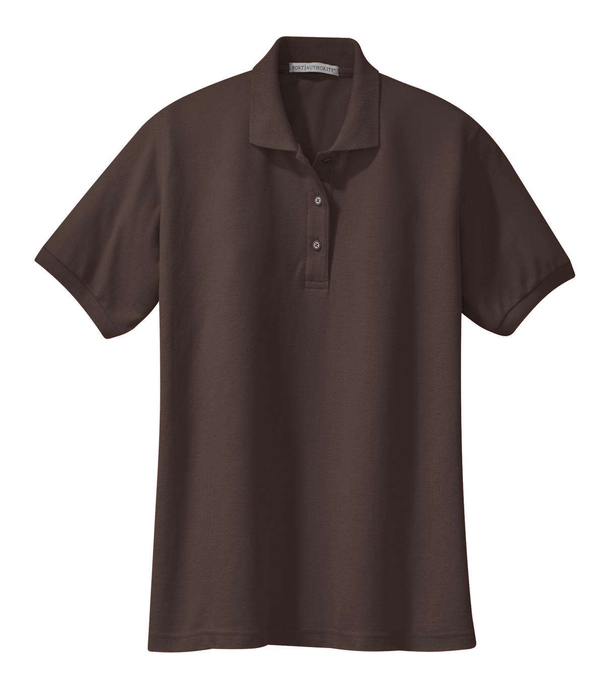 Women's Silk Touch Polo - Coffee Bean