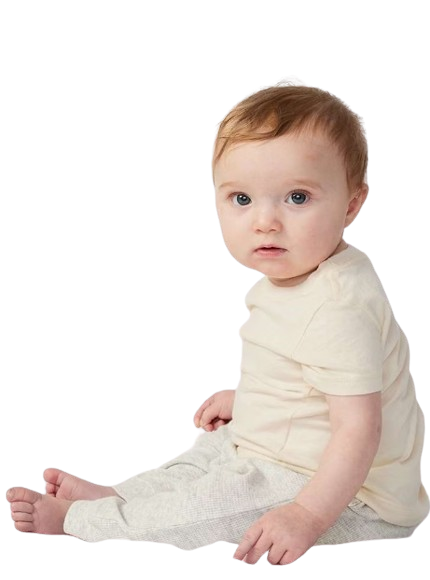 Infant Fine Jersey T-Shirt - Natural