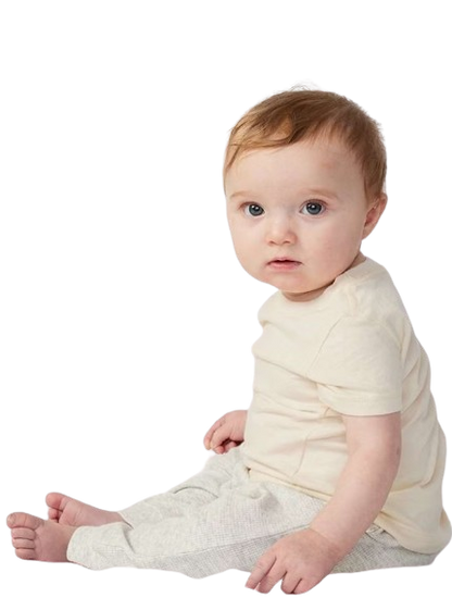 Infant Fine Jersey T-Shirt - Natural