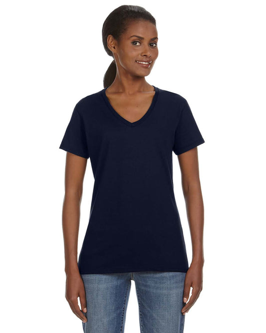 Women's Lightweight V-Neck T-Shirt - Navy