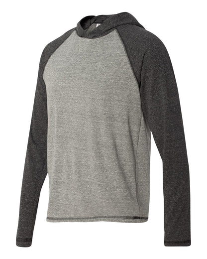 Triblend Jersey Hooded Pullover - Gray Heather / Charcoal Heather Triblend
