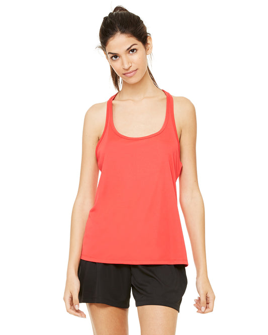 Women's Performance Racerback Tank - Sport Red