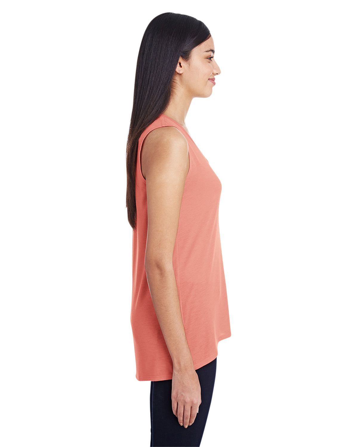 Women's Freedom Sleeveless T-Shirt - Terracotta
