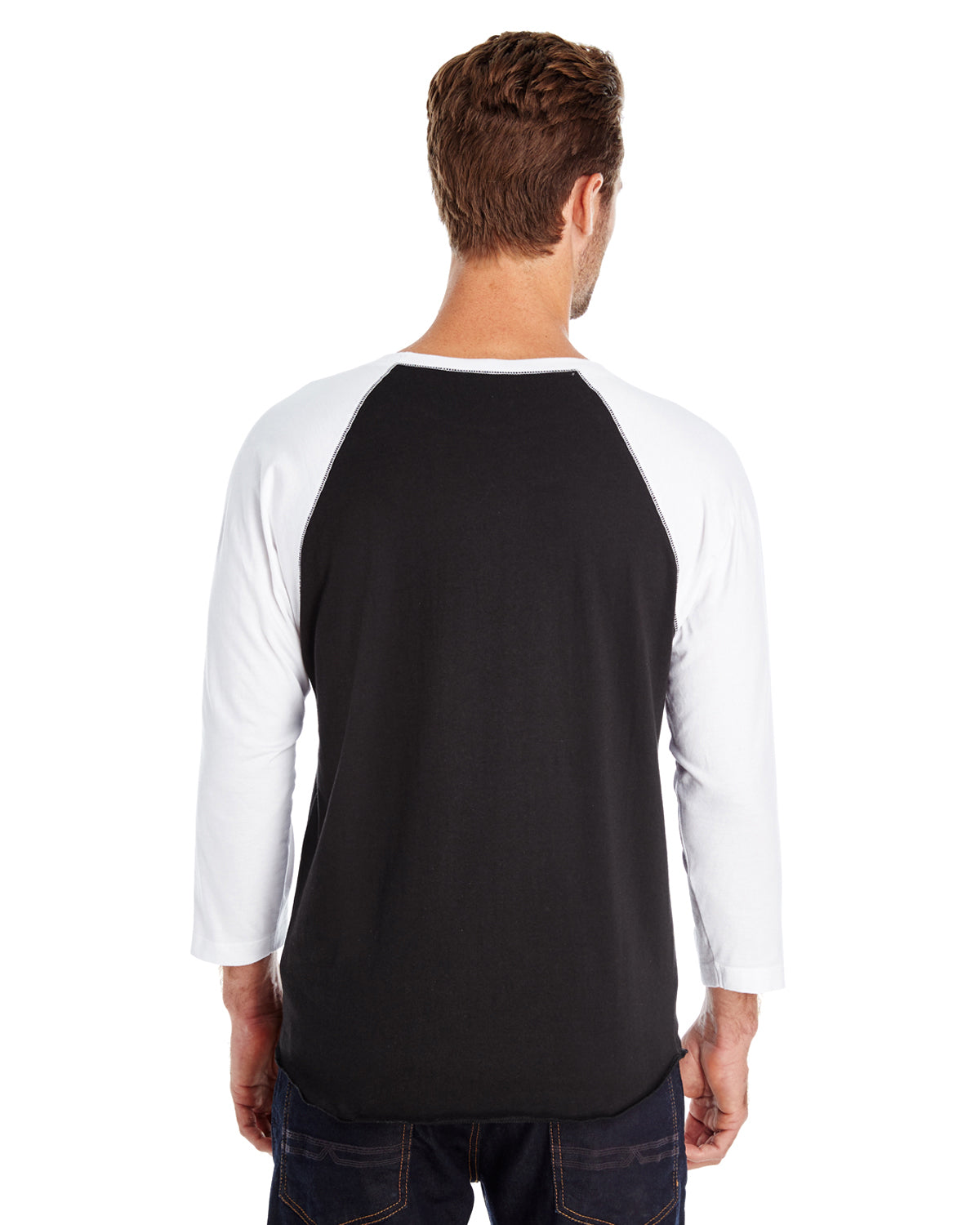 Baseball T-Shirt - Black / White