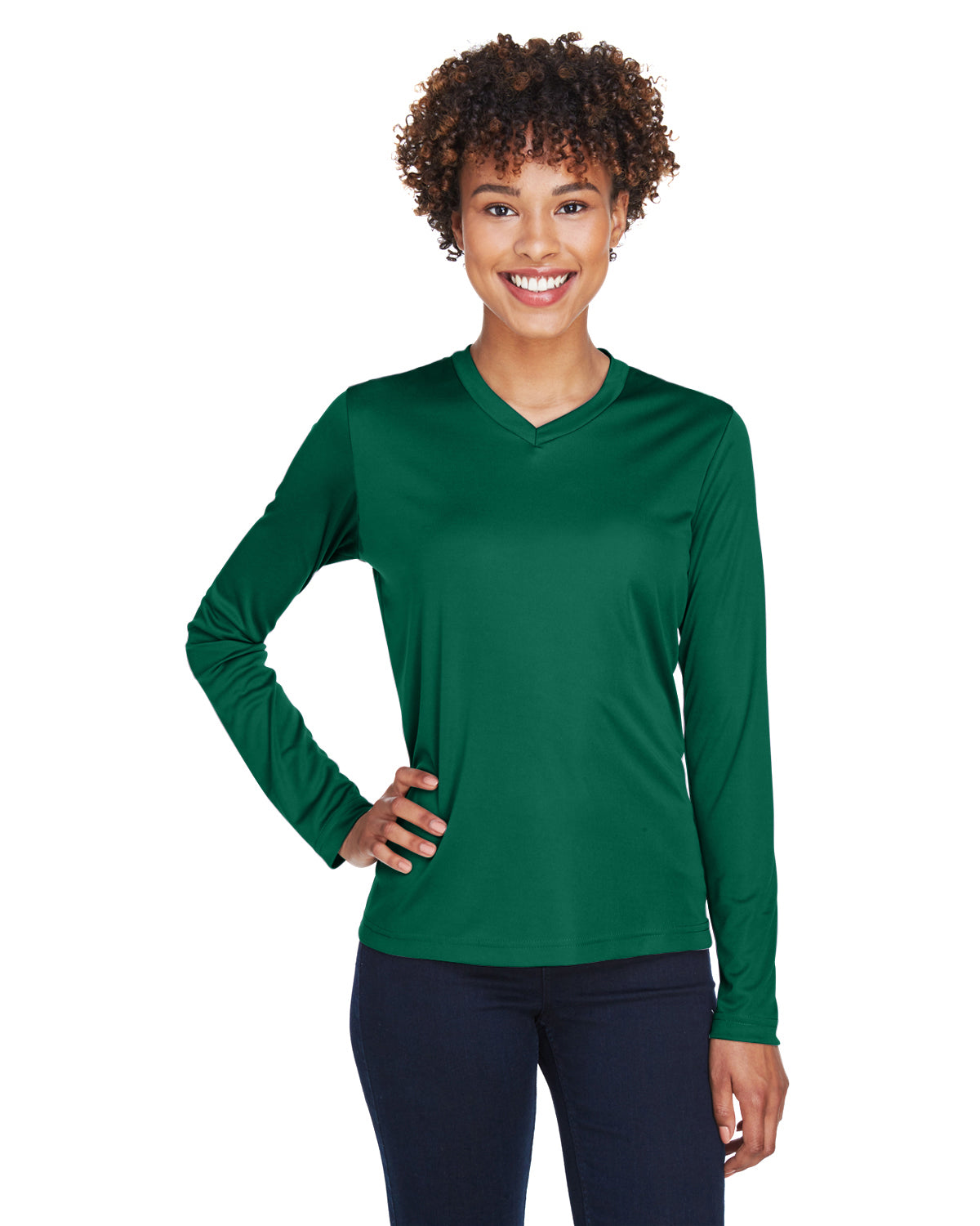 Women's Zone Performance Long-Sleeve T-Shirt - Sport Forest