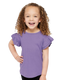 Rabbit Skins 3339 - Toddler Flutter Sleeve T-Shirt - Lavender