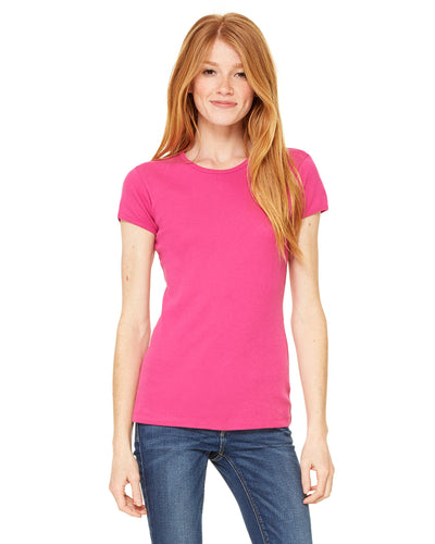 Women's Baby Rib Short-Sleeve T-Shirt - Berry