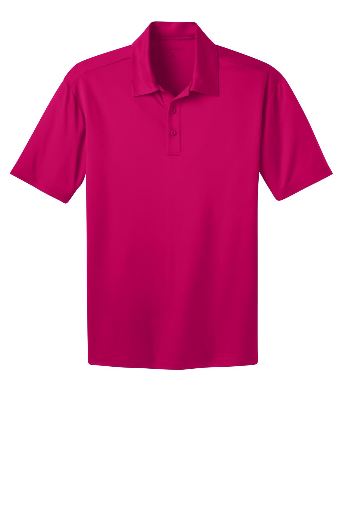 Unisex Silk Touch Performance Polo - Pink Raspberry