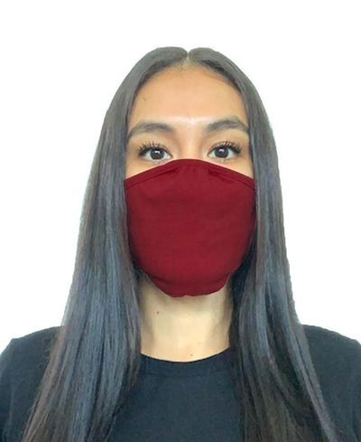 48 Pack - Next Level Unisex Eco Performance Face Cover - Cardinal