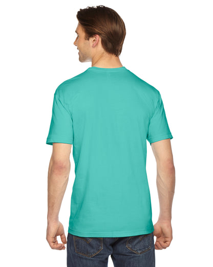 Unisex Fine Jersey Short-Sleeve V-Neck T-Shirt - Mint