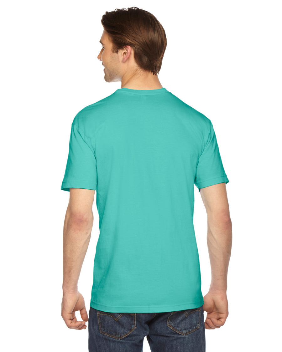 Unisex Fine Jersey Short-Sleeve V-Neck T-Shirt - Mint