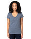 Threadfast Apparel 200RV - Women's Ultimate V-Neck T-Shirt - Navy Heather