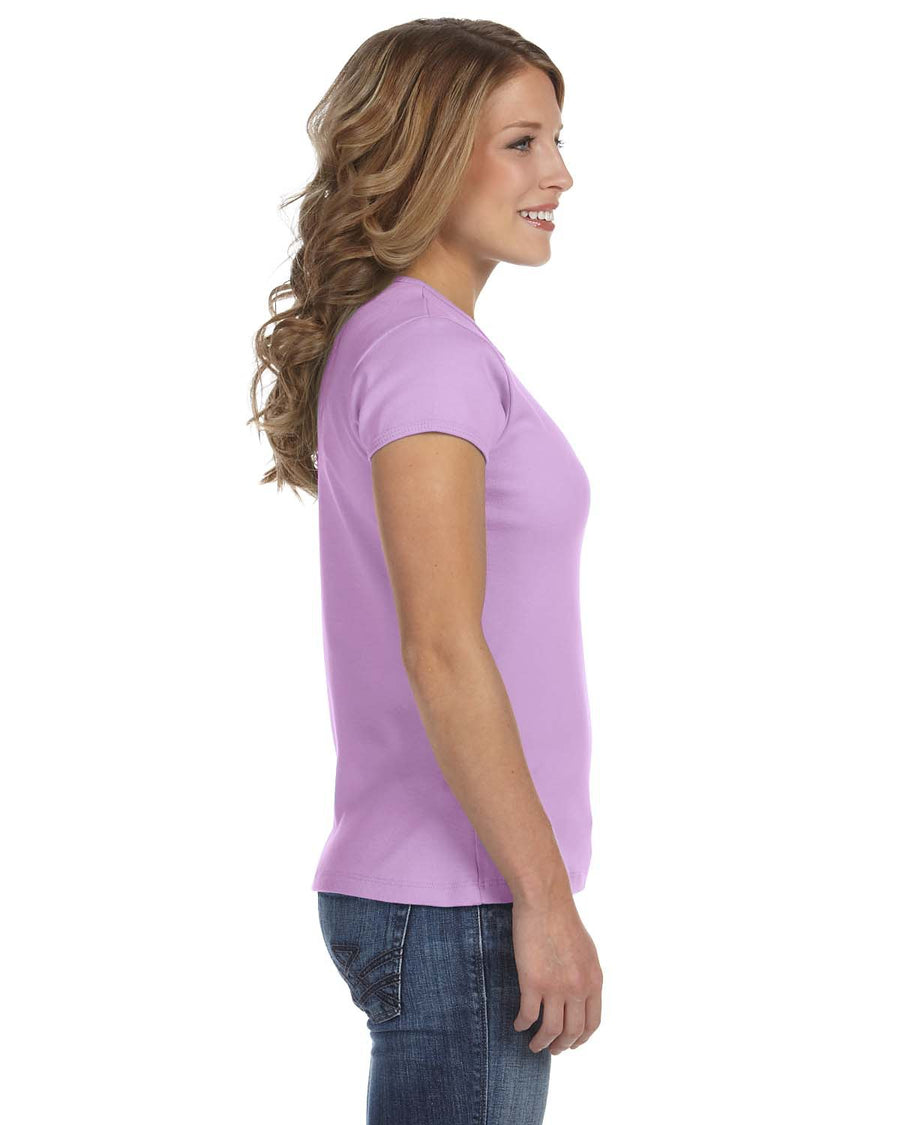 Women's Baby Rib Short-Sleeve T-Shirt - Lilac