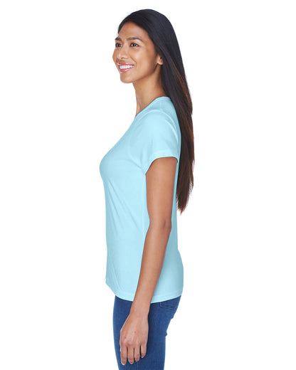 Women's Cool & Dry Sport Performance Interlock T-Shirt - Ice Blue