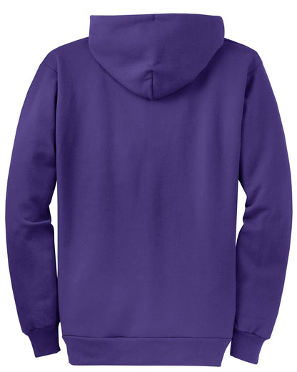 Unisex Core Fleece Full-Zip Hoodie - Purple