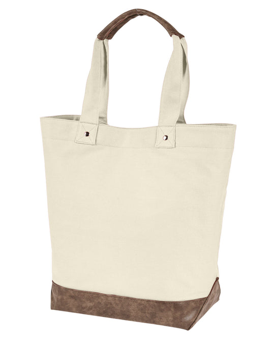 Canvas Resort Tote - Natural / Brown
