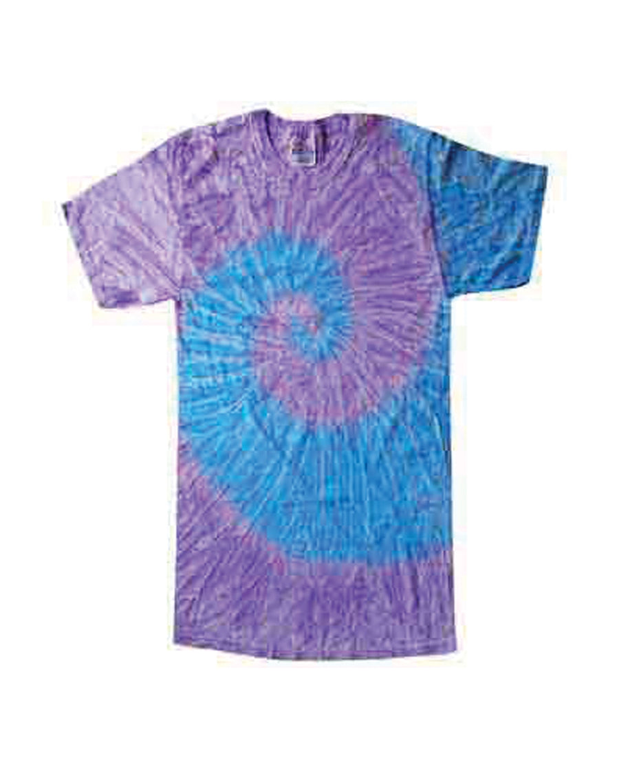 Unisex 100% Cotton T-Shirt - Spiral Lavender Blue
