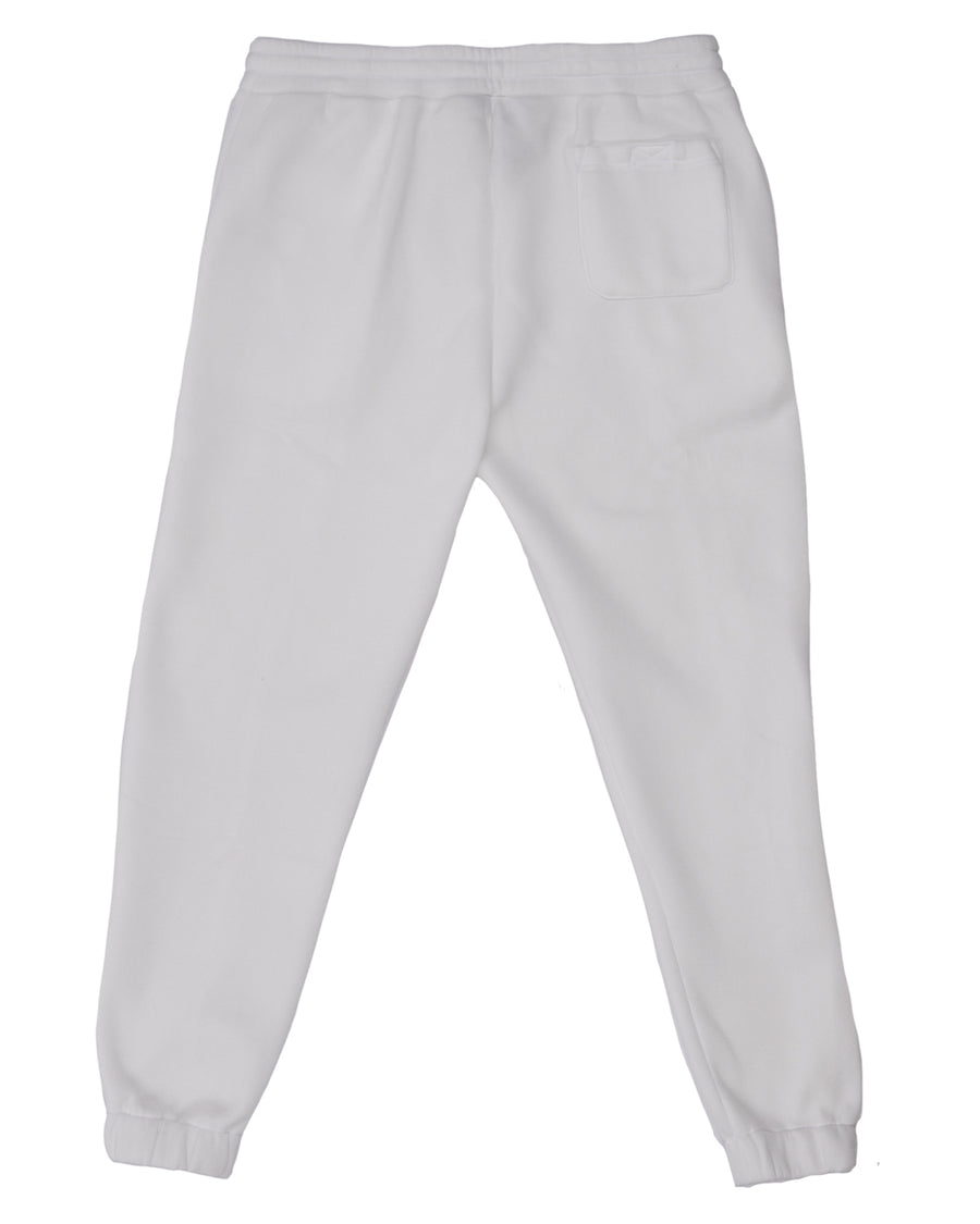 Fleece Joggers - White