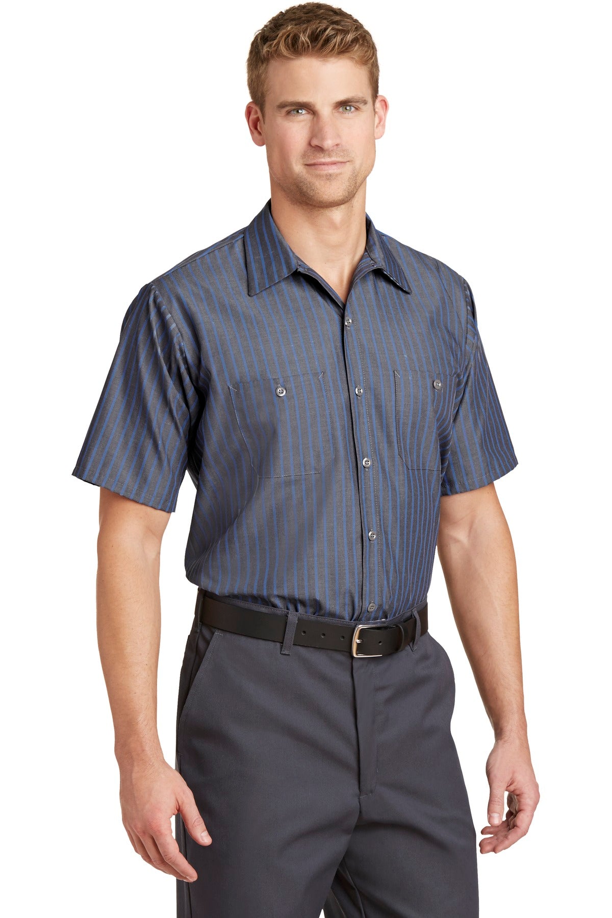 Industrial Short Sleeve Work Shirt - Exxon