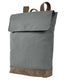 Authentic Pigment AP1922 - Canvas Rucksack Backpack - Smoke / Brown