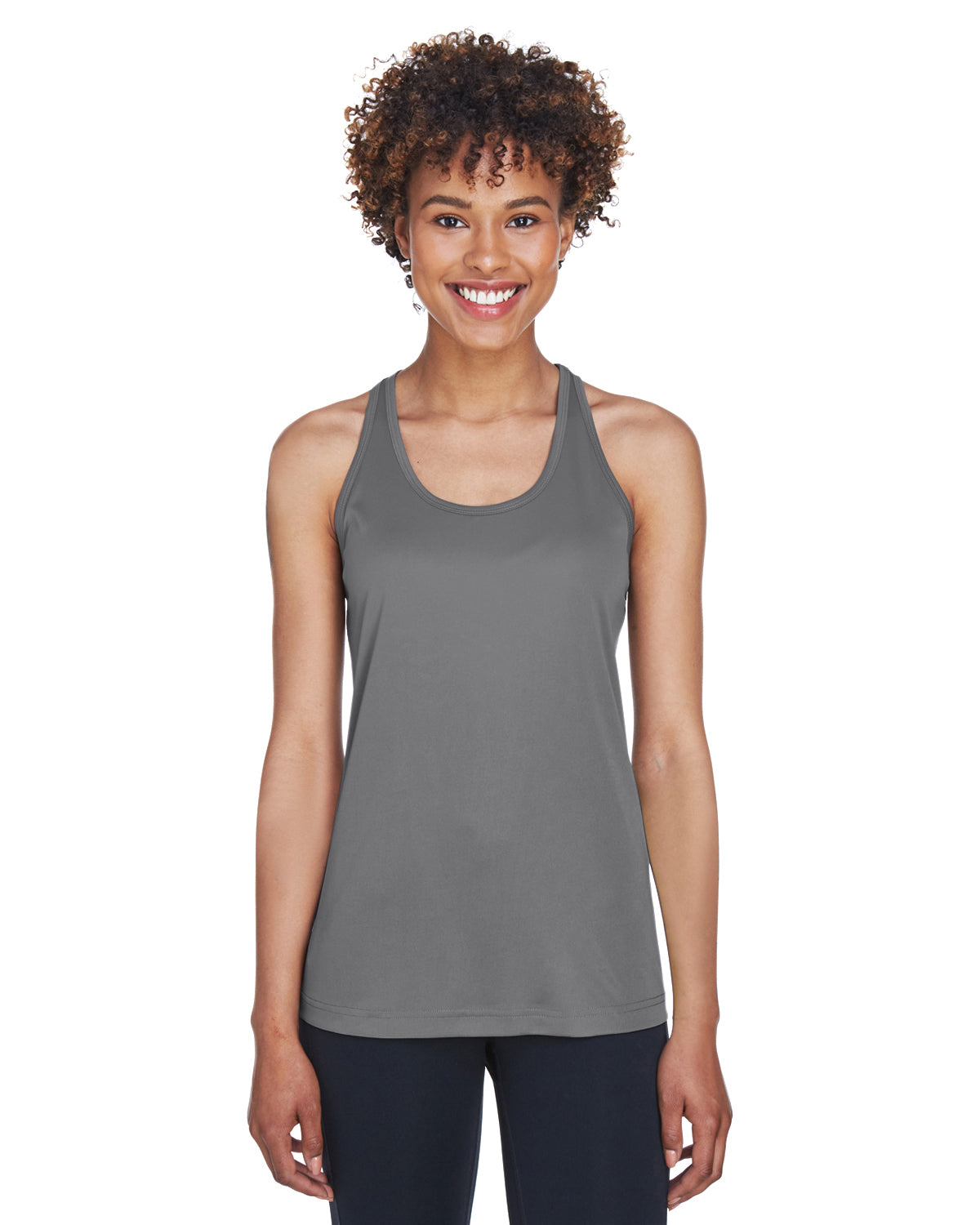 Women's Zone Performance Racerback Tank - Sport Graphite